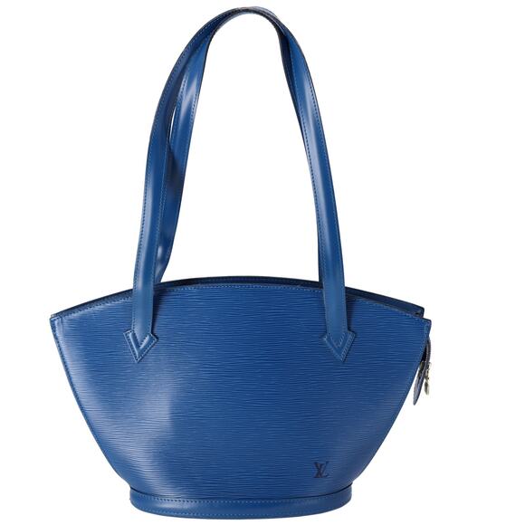 Louis Vuitton Saint Jacques Long Shoulder Bag M52335 Toledo Blue Epi Leather - Picture 1 of 10